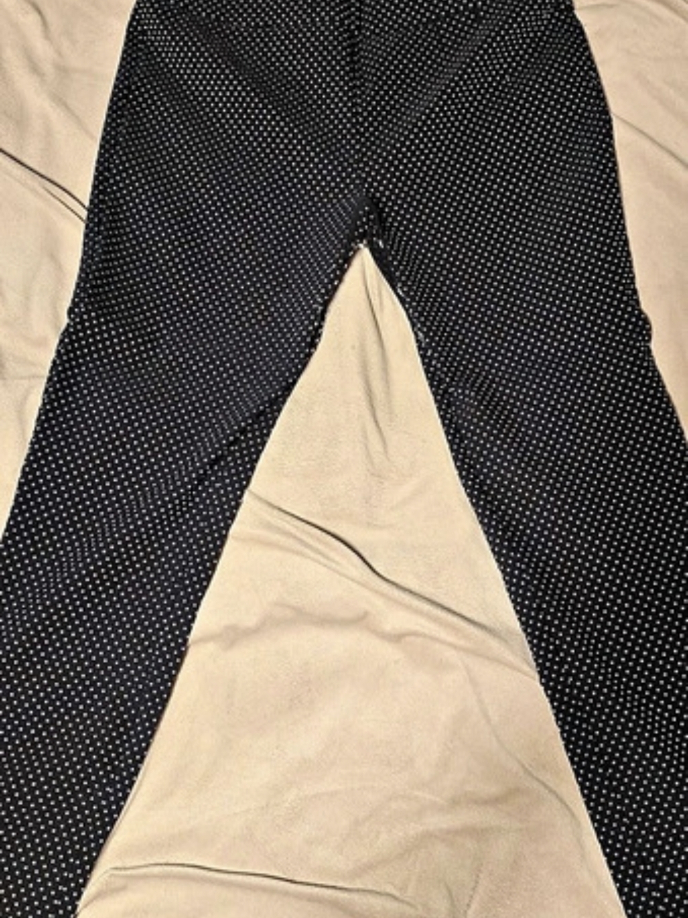 Tommy Hilfiger Polka Dot Straight Leg Pants in Black & White Size 10 Likef